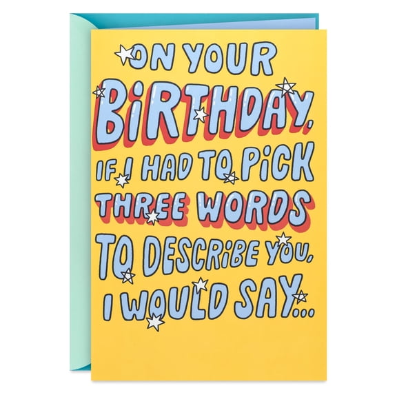 Hallmark Pop-Up Birthday Card (You're Awesome)