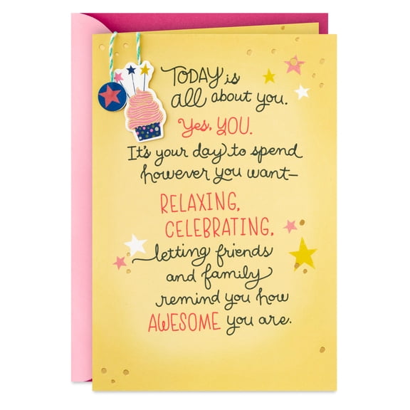 Hallmark Birthday Card (Today Is All About You)