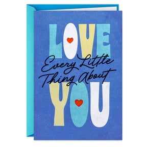 Hallmark Romantic Birthday Card (So Many Things To Love About You)