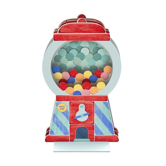 Hallmark Paper Wonder Musical 3D Pop-Up Birthday Card (Sweet Surprises Gumball Machine)