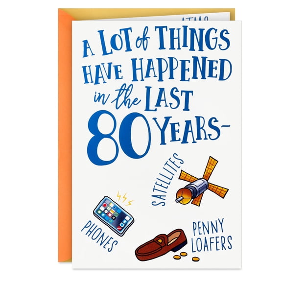 Hallmark Funny 80th Birthday Card (You're the Best of All)