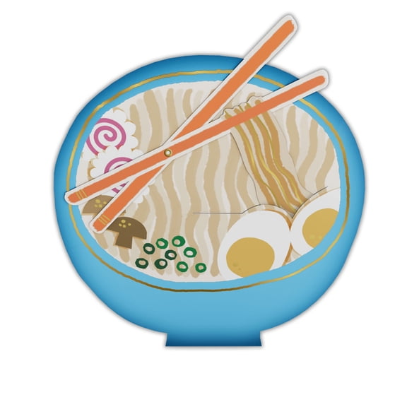 Hallmark Paper Craft Thinking of You Card (Just the Way You Like It Ramen Bowl)