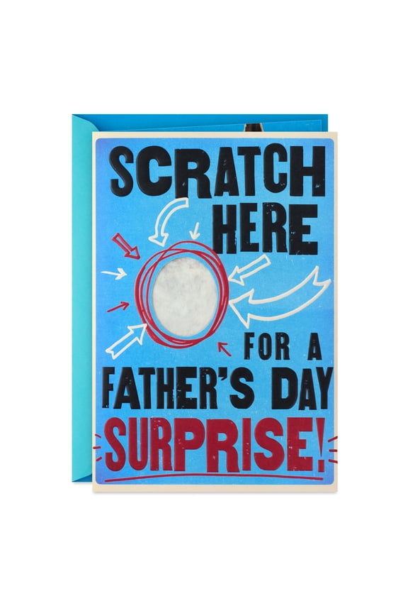 Funny Father's Day Card (Caught You Scratching Your Ass)