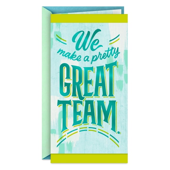 Hallmark Romantic Love Card (We Make a Great Team)