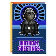 Hallmark Star Wars Funny Musical Birthday Card From the Bark Side Pug