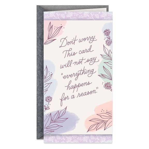 Hallmark Sympathy Card (I Care About You)