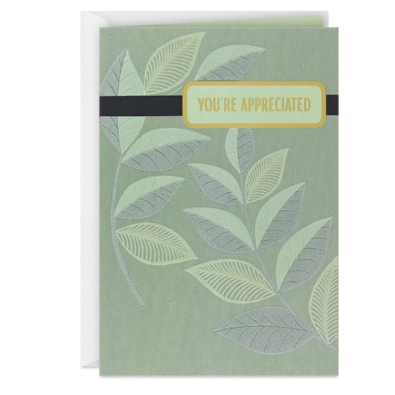 Hallmark Blank Thank You Card (You're Appreciated)