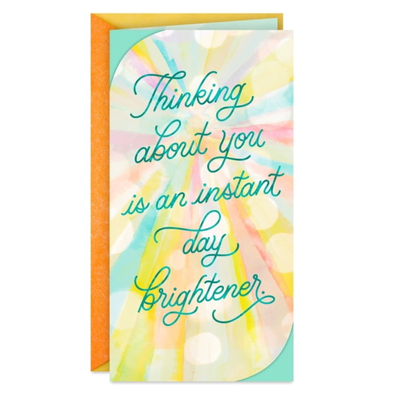Hallmark Thinking of You Card (Thoughts of You Brighten My Day)