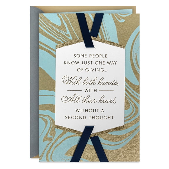 Hallmark Thank You Card (You Give So Much)