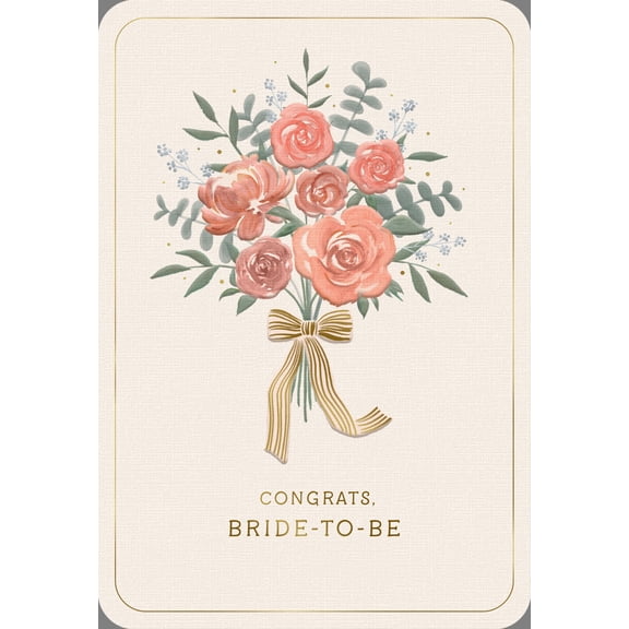 Hallmark Wedding Shower Card for Bride-to-Be (So Happy To Celebrate You)