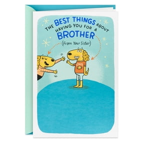 Hallmark Funny Pop-Up Birthday Card from Sister (Best Things About My Brother)