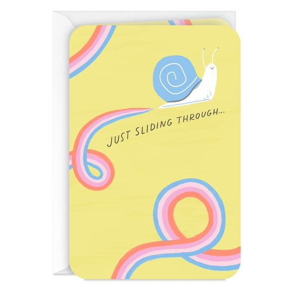 Hallmark Just Because Thinking of You Card for Kids (Snail I'm So Glad You're You)