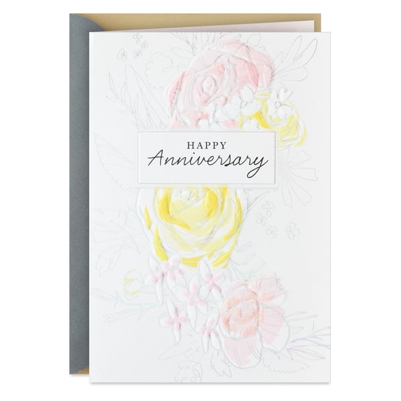 Hallmark Anniversary Card for Couple (Loving Moments and Lovely Memories)