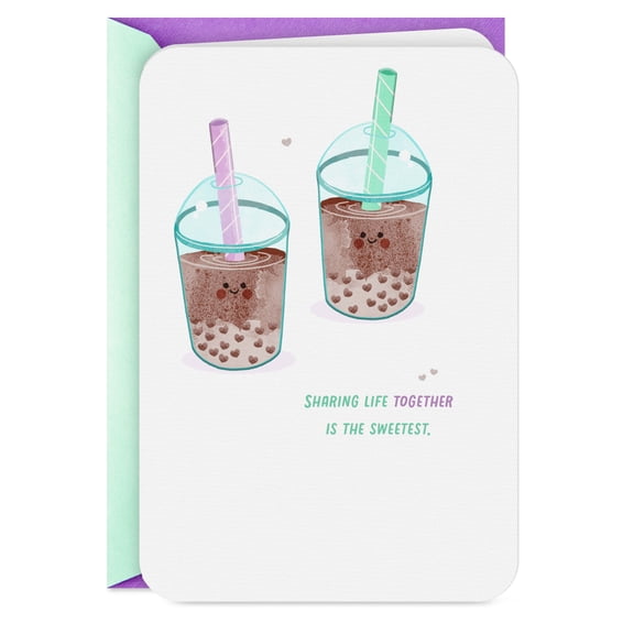 Hallmark Anniversary Card for Couple (Sharing Life Together Is the Sweetest)