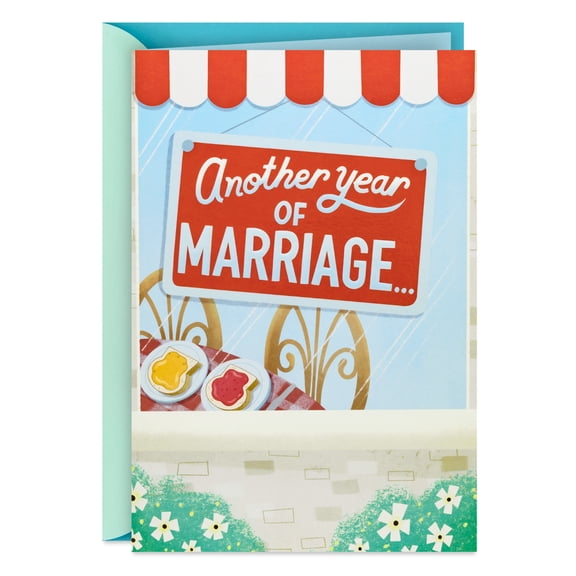 Hallmark Funny Pop-Up Anniversary Card With Motion (Perfect for Each Other)