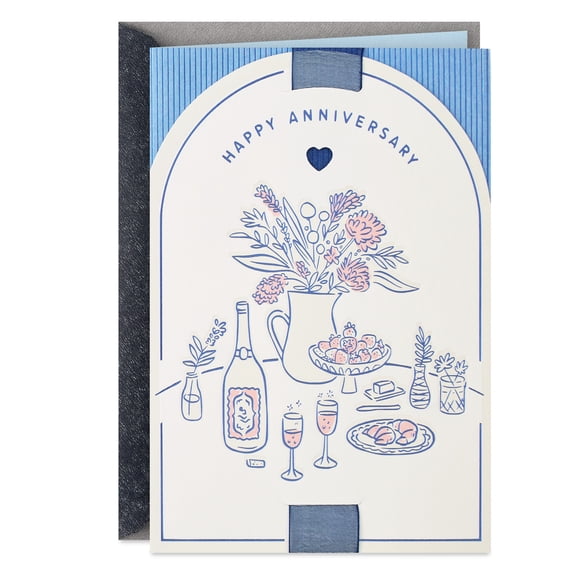 Hallmark Anniversary Card for Couple (Wishing You Happy Memories)