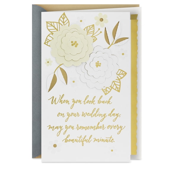 Hallmark Wedding Card (Remember Every Beautiful Minute)