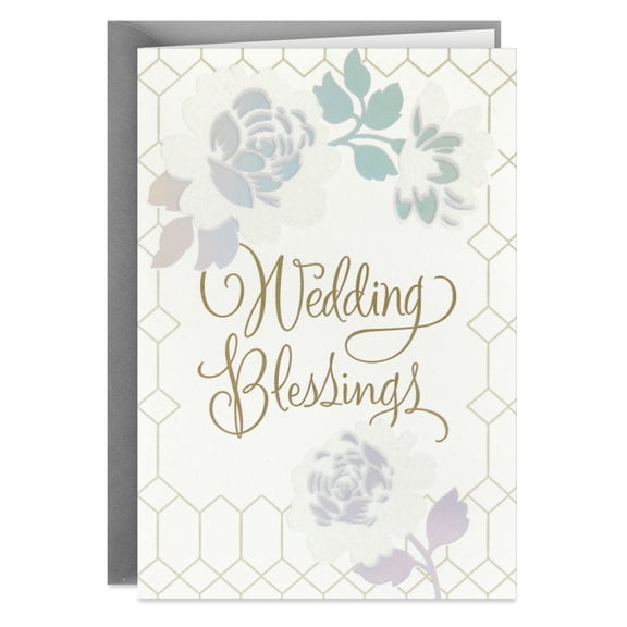 DaySpring Religious Wedding Card (Simple Joys, Vibrant Hope and Love Always)