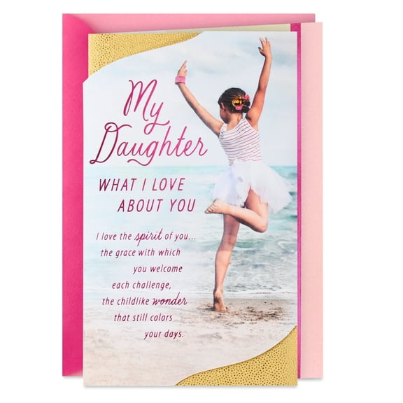 Hallmark Birthday Card (My Beautiful Daughter and Friend)