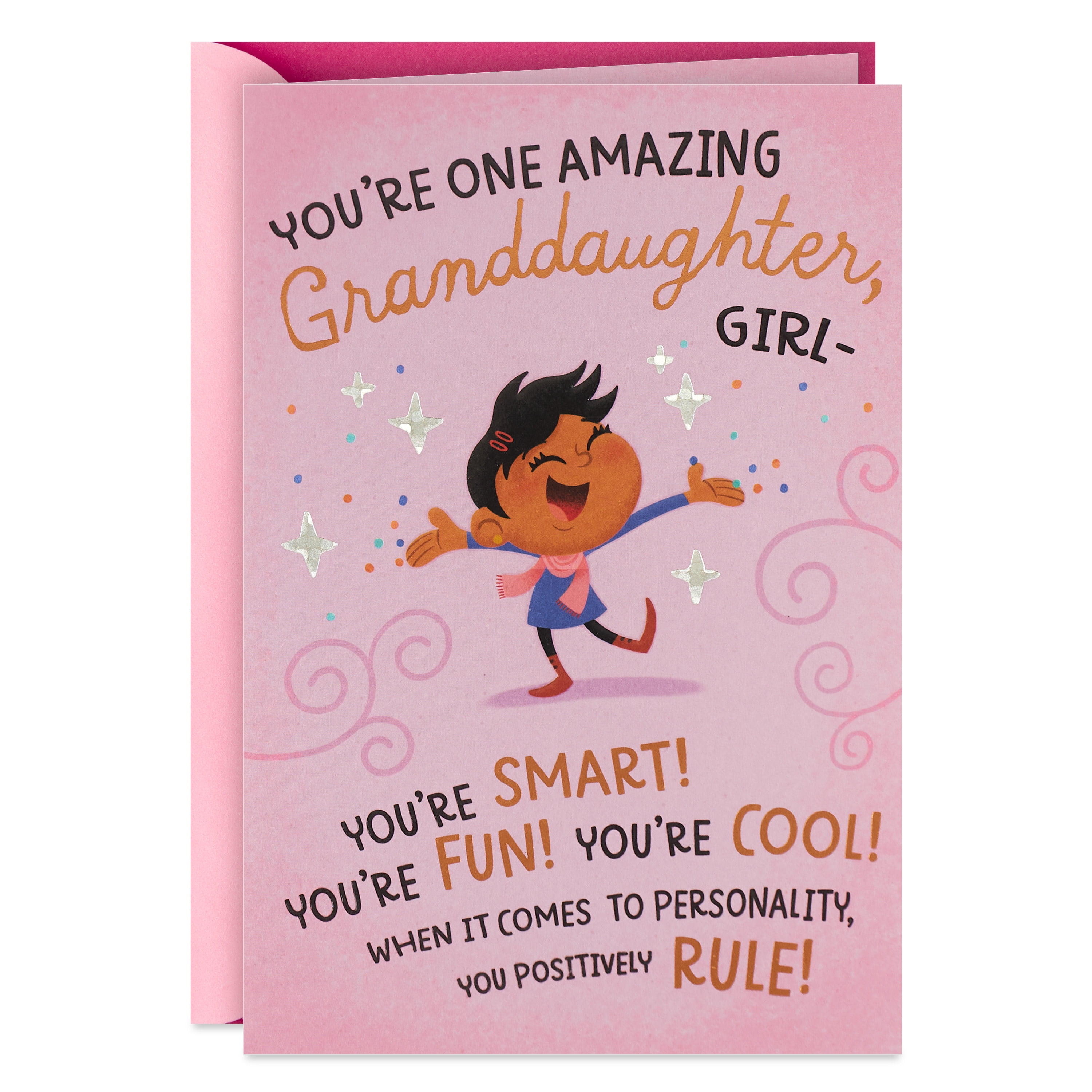 Hallmark Funny Birthday Card for Granddaughter (Awesome Genes)