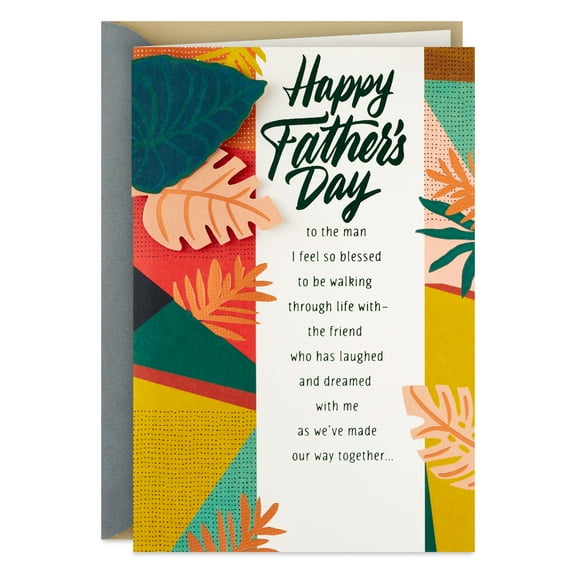 Hallmark Romantic Father's Day Card (Wonderful Man I Love)