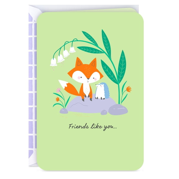Hallmark Just Because Friendship Card (Friends Like You Are a Blessing)