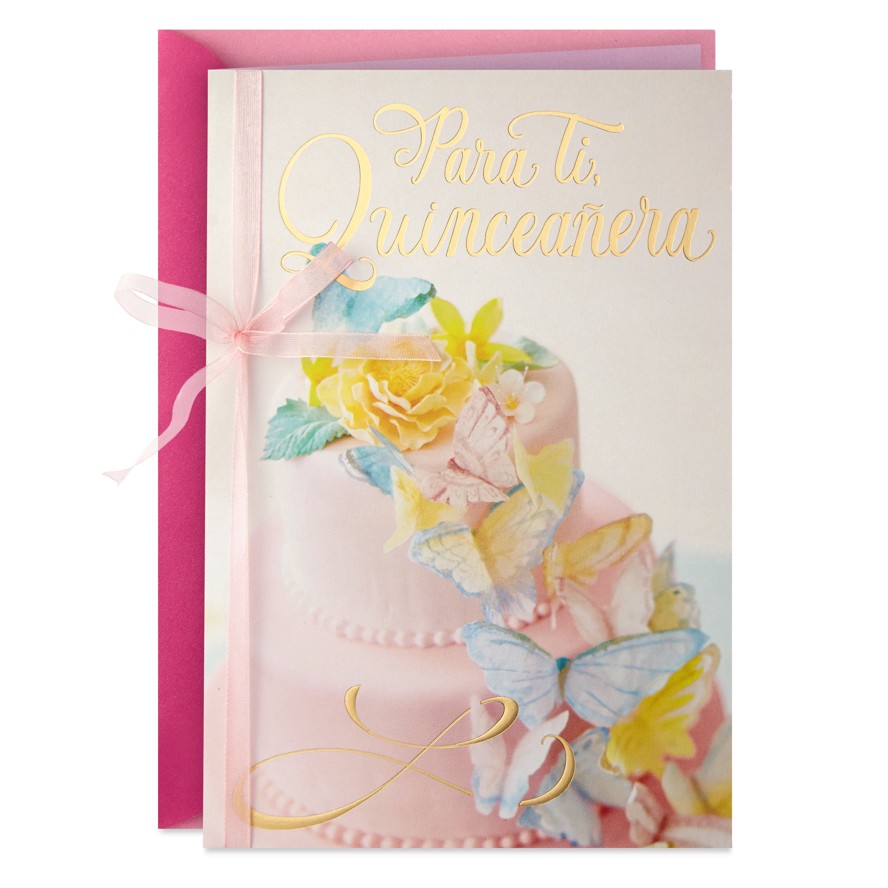 Hallmark VIDA Spanish-Language Quinceañera Card (This Is Your Time)