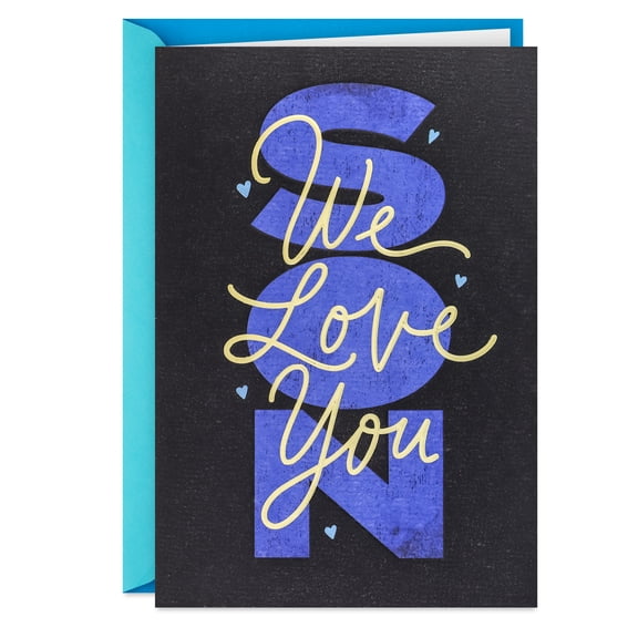 Hallmark Birthday Card for Him (We Love You, Son)