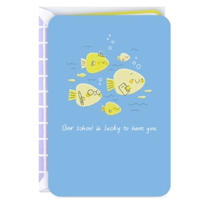 Hallmark Just Because Thank You Card (Our School Is Lucky to Have You)