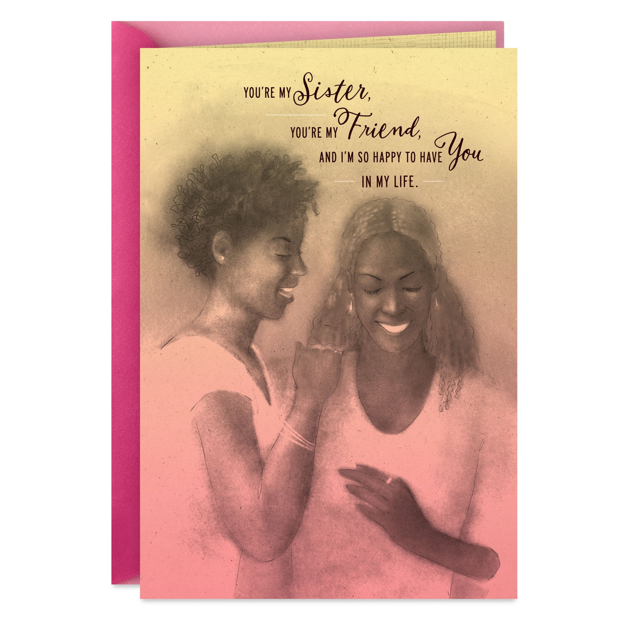 Hallmark Mahogany Birthday Card for Sister (Thankful for the Love You Radiate)