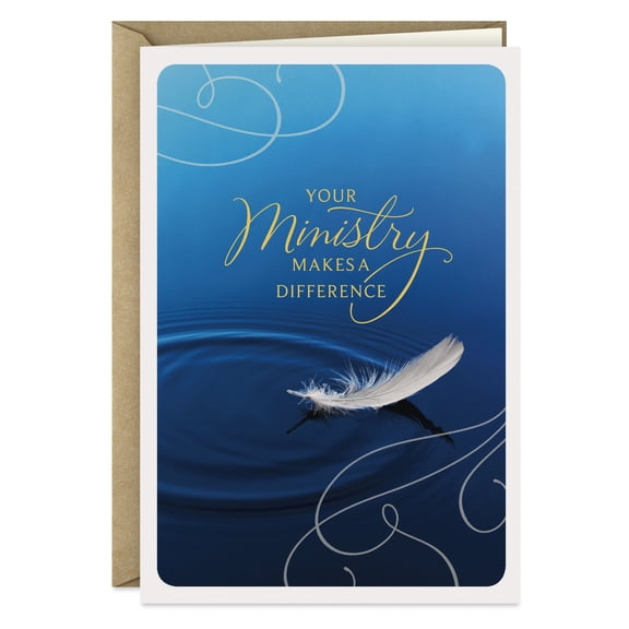 DaySpring Clergy Appreciation Card (Ministry Makes a Difference), 1 Count