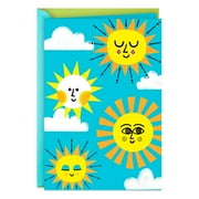 Hallmark Blank Card Smiling Suns