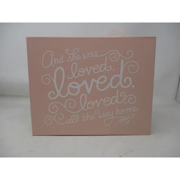 Hallmark Carry Me Home Blanket & Suitcase For Babyy'S First Trip Home - Pink Set