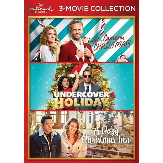 Hallmark Channel 3-Movie Collection (Lights, Camera, Christmas! / Undercover Holiday / A Cozy Christmas Inn) (DVD), Hallmark, Drama