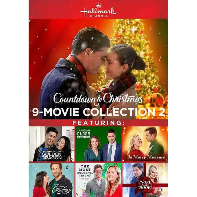 Free Shipping! Hallmark Channel Countdown to Christmas 9Movie