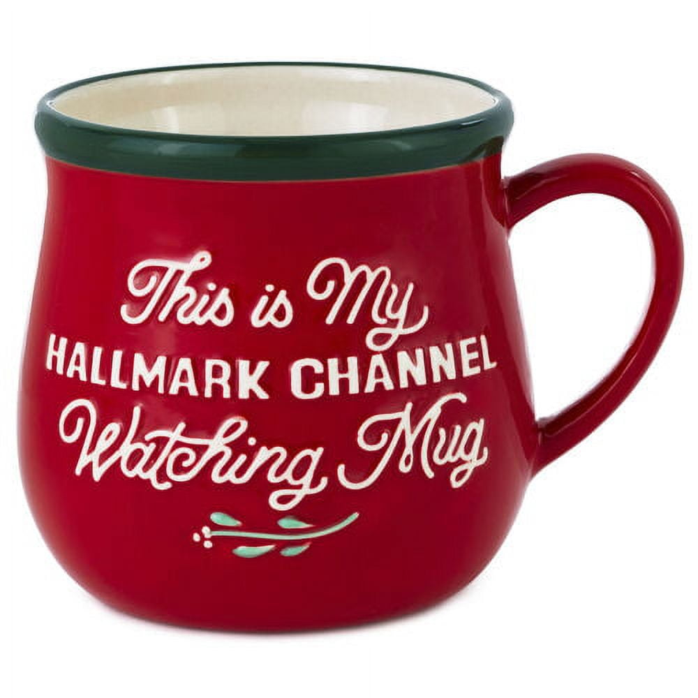 Hallmark These Hands Hold My Heart Ceramic Travel Mug, 12.5 oz