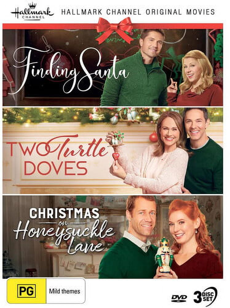 Hallmark Christmas Coll 24: Finding Santa / Two Turtle Doves / Christmas On Honeysuckle Lane - NTSC/0 (DVD), Via Vision, Drama