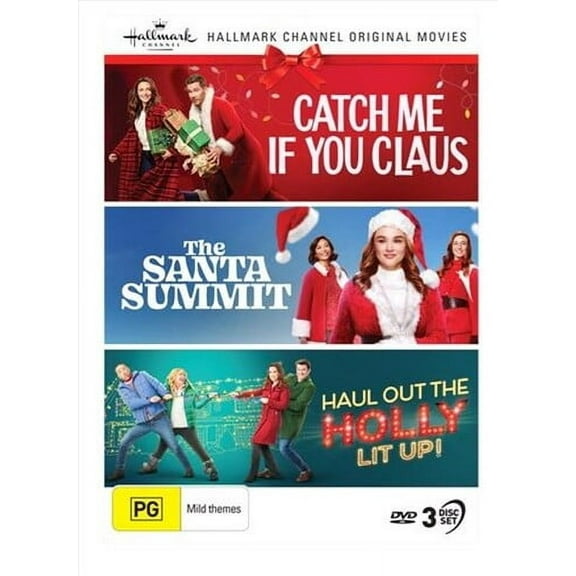 Hallmark Christmas Collection 36 (Catch Me If You Claus / The Santa Summit / Haul Out The Holly: Lit Up) - NTSC/0 (DVD), Via Vision, Drama