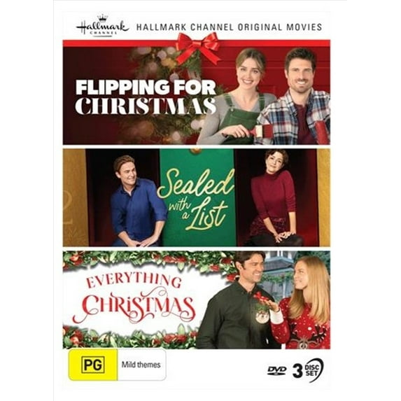 Hallmark Christmas Collection 41 (Flipping For Christmas / Sealed With A List / Everything Christmas) - NTSC/0