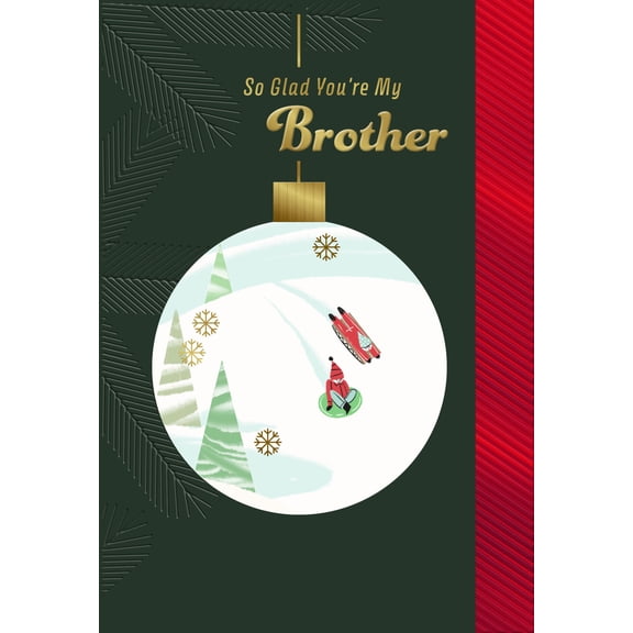 Hallmark Christmas Greeting Card for Brother (Good Times and Great Memories)