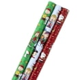 thumbnail image 1 of Hallmark Christmas Peanuts Wrapping Paper with Cut Lines on Reverse (Pack of 3, 105 sq. ft. ttl) Snoopy, Charlie Brown, Woodstock, 1 of 7