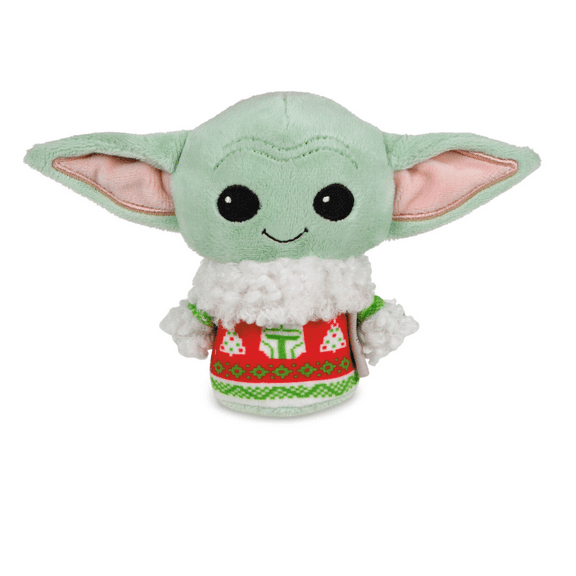 Hallmark Christmas Star Wars The Mandalorian Grogu in Holiday Sweater Plush New