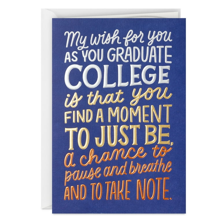grad card message Bright Future Graduation Card