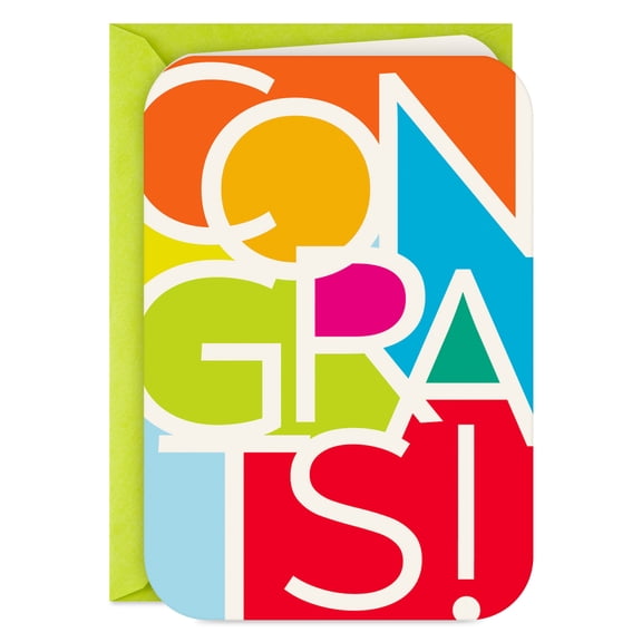 Hallmark Congratulations Card (Great When Good Things Happen to a Good Person)