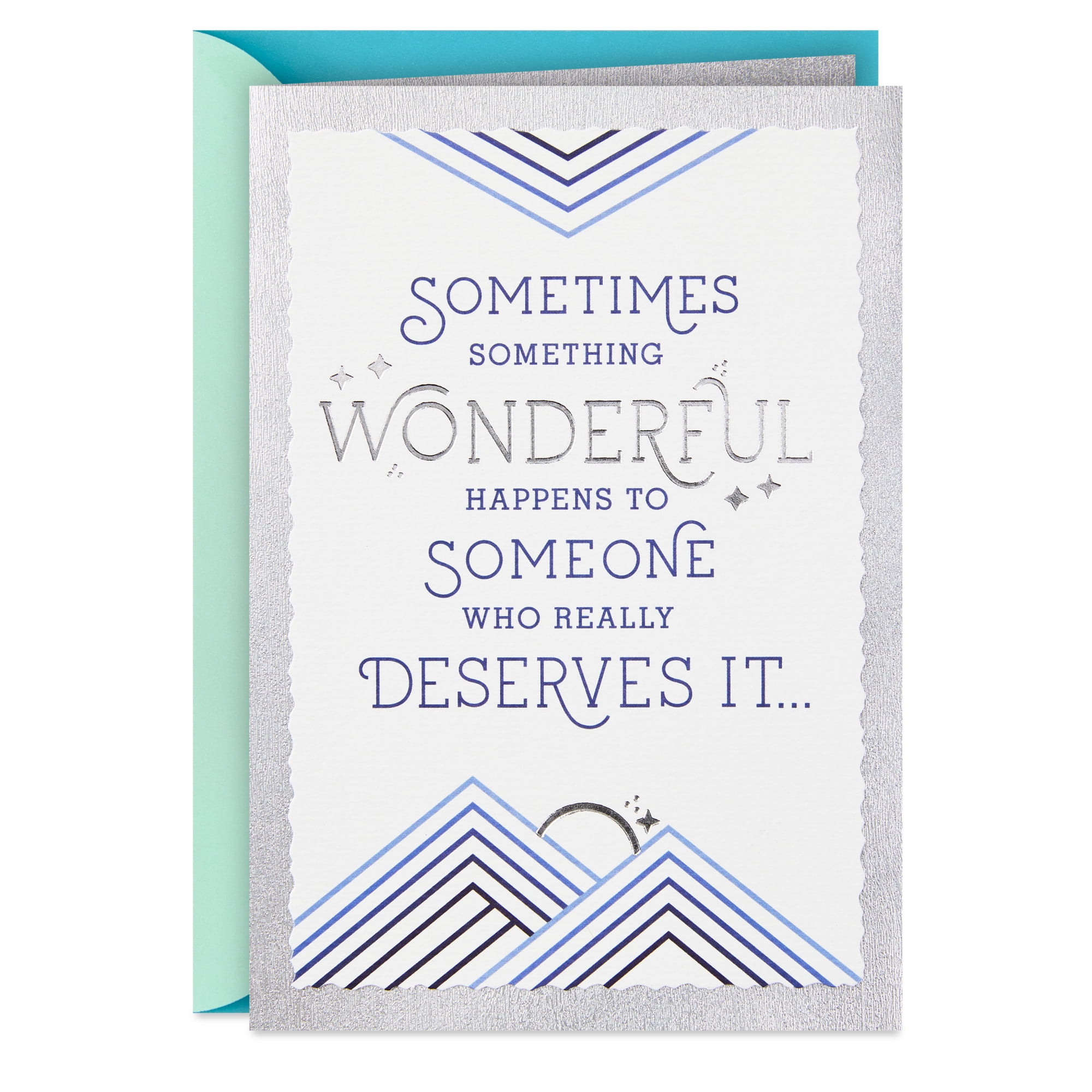 Hallmark Congratulations Card (Someone Who Really Deserves It)