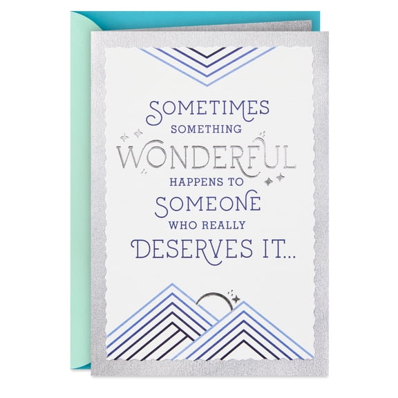 Hallmark Congratulations Card (Someone Who Really Deserves It)