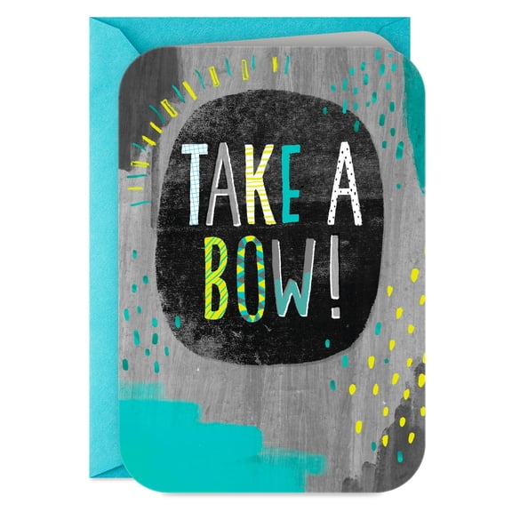 Hallmark Congratulations Card (Take a Bow)