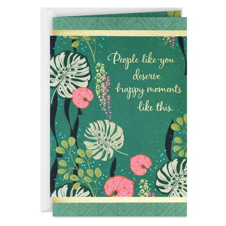 Hallmark Congratulations Card (You Deserve Happy Moments Like This)