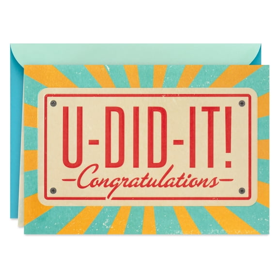 Hallmark Congratulations Card (You're Going Places)