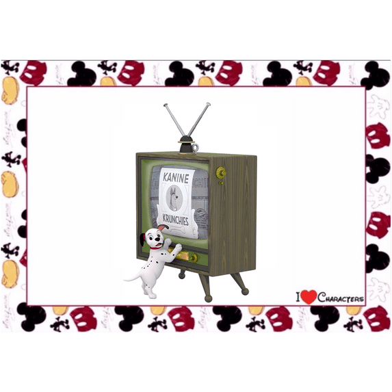 Hallmark Dalmatians Kanine Krunchies Christmas Multi-color Plastic Decorative Accent Ornament, with Box 4.04"